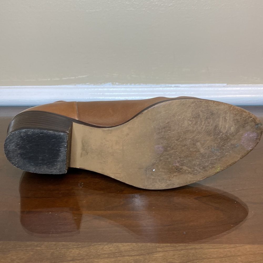 J. Crew Women's Chelsea Ankle Boots - Brown Leather - Size 5 - Picture 5 of 8